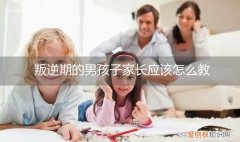 男孩子在叛逆期的时候家长应该怎样做 叛逆期的男孩子家长应该怎么教