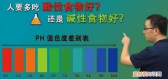 酸性食物和碱性食物哪个对人体好