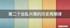 兴衰周期律的根本原因 第二个治乱兴衰的历史周期律