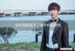 如何预防孩子沉迷手机和游戏呢 如何预防孩子沉迷手机和游戏