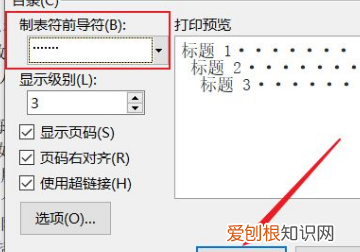 Word目录虚线应该怎么打,word文件里方框怎么打勾
