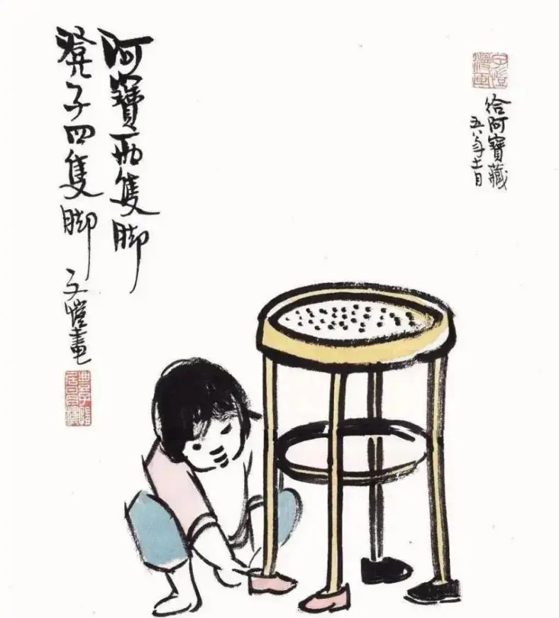 爸爸的一张画，他是7个孩子的爸爸，用画笔记录下的“育儿日记”，治愈无数人