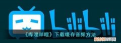 B站音频怎么到本地，《哔哩哔哩》缓存音频方法是什么