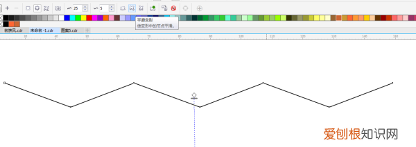 coreldraw如何画波浪线