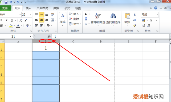 excel怎么让一列的内容一样