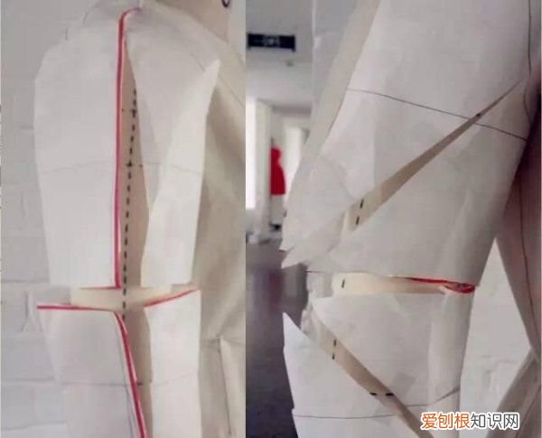 袖子的裁剪方法，一片插肩袖的裁剪方法