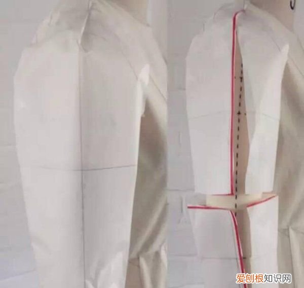 袖子的裁剪方法，一片插肩袖的裁剪方法