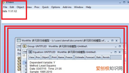 Eviews回归分析步骤，eviews多元对数回归模型