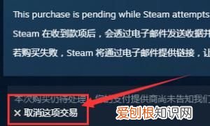 steam怎么取消订单，steam支付失败怎么取消订单