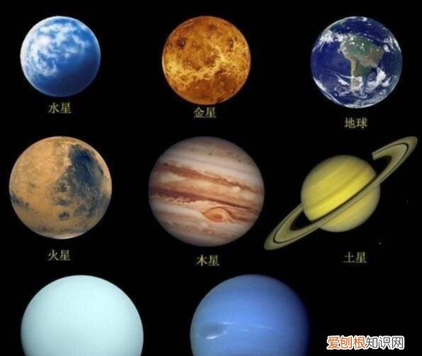 太阳系八大行星排列顺序及其大小