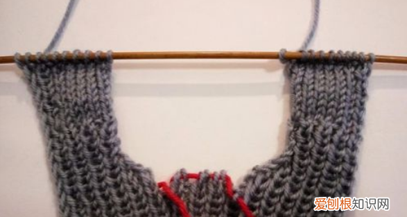 圆领毛衣编织如何挖圆领，毛衣从下往上织圆领挖领怎么织视频