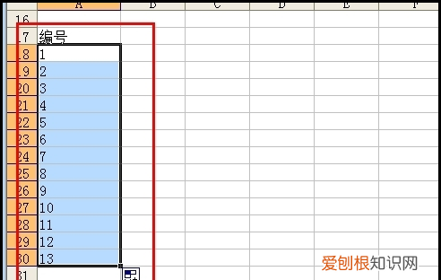 序号怎么拉下来2345，excel表格序号怎么操作步骤