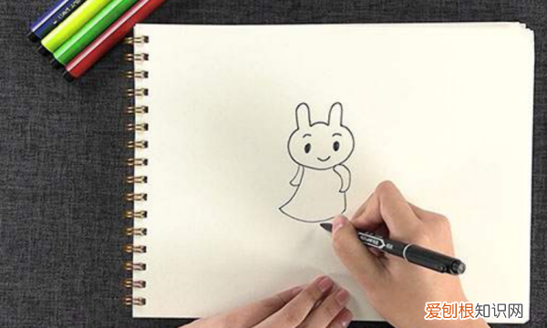 小兔子怎么画，小白兔可爱怎么画图片