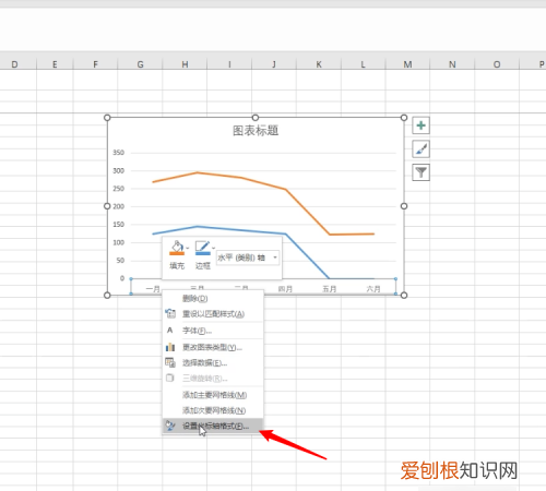 excel折线图x轴怎么改