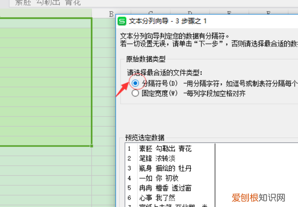 excel如何分列单元格里面的内容