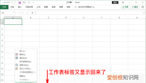 如何设置excel标签