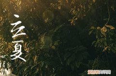 关于立夏的古诗文 关于立夏诗句的盘点