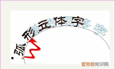 cdr里如何把字体变成弧形，cdr咋地才可以把文字做成弧形