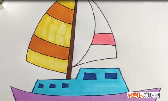 船的简笔画怎么画，儿童船的简单画法