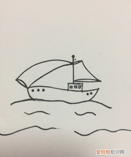 船的简笔画怎么画，儿童船的简单画法