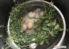 菜花煮鸡蛋的做法，荠菜花煮鸡蛋的功效