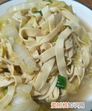 豆腐干炒白菜的做法，白菜炒干豆腐怎么做好吃又简单