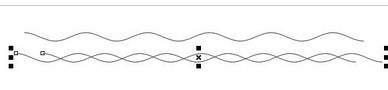 cdr波浪线怎么弄，在coreldraw里怎么画波浪线