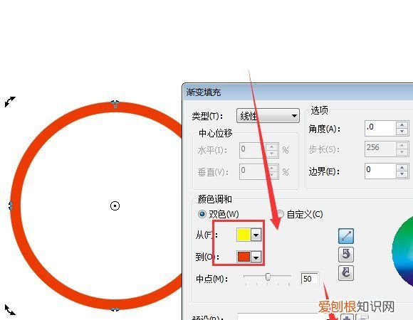 cdr中如何让图形渐变，cdr怎么把渐变色套用到其他形状上