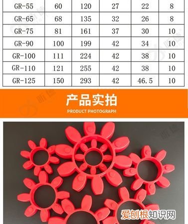 梅花垫规格型号尺寸表，梅花垫型号尺寸对照表