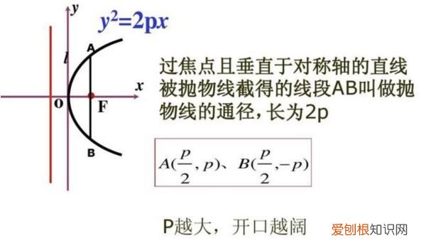 抛物线的方程，抛物线的方程式是什么