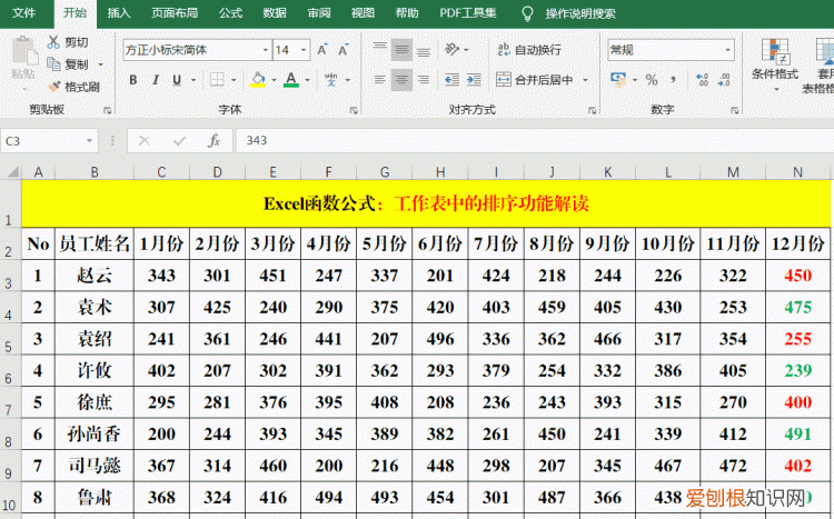 excel工作表中的排序你真的掌握吗