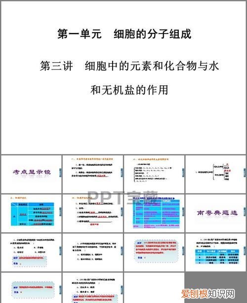 细胞中的无机盐以什么形式存在