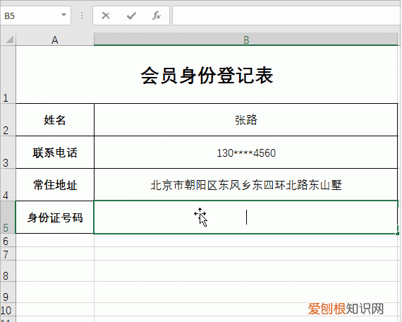 在excel中,怎么输入身份证号码的x