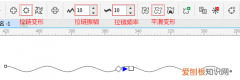 cdr咋得才能画波浪线，coreldraw x4怎么画波浪线