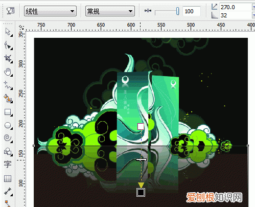 coreldraw怎么弄倒影，cdr怎样做倒影效果