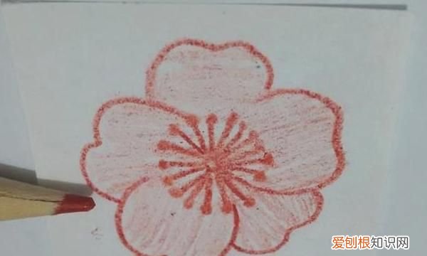 怎么画桃花