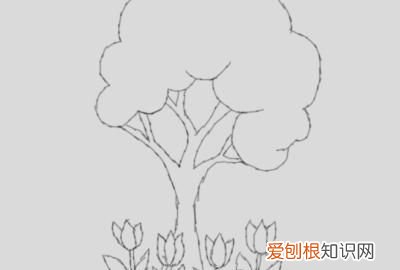 漂亮的小花怎么画
