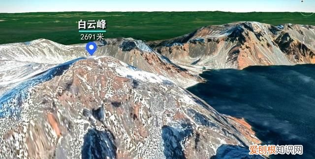 三维地图带你看神秘的长白山,长白山山势图