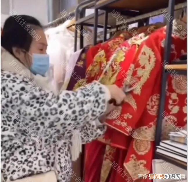 婚纱店回应女子怒剪32件婚纱，嘴里回应：多少钱我都赔得起