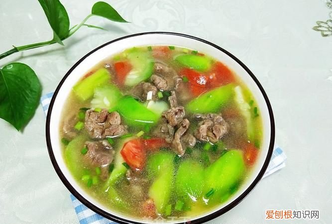 丝瓜牛肉汤的做法,牛肉汤怎么做好喝又提鲜