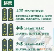 中国的军衔等级排列及标志图片