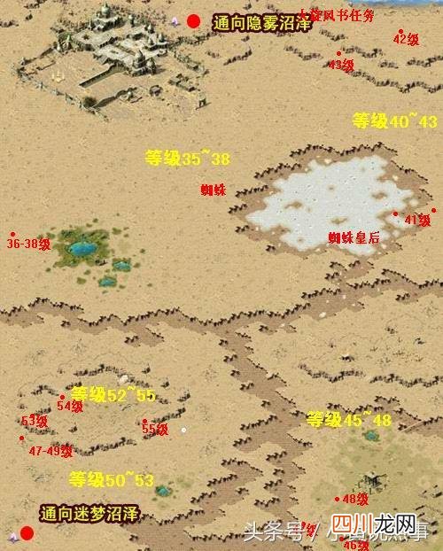 魔域冰原boss分布图 魔域boss地图分布