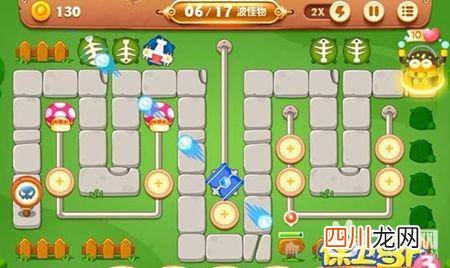 描述保卫萝卜通关流程 保卫萝卜3公园16关攻略解法