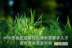 吃姬松茸hpv多久转阴，HPV患者吃蓝莓姬松茸粉需要多久才能有清除或是好转