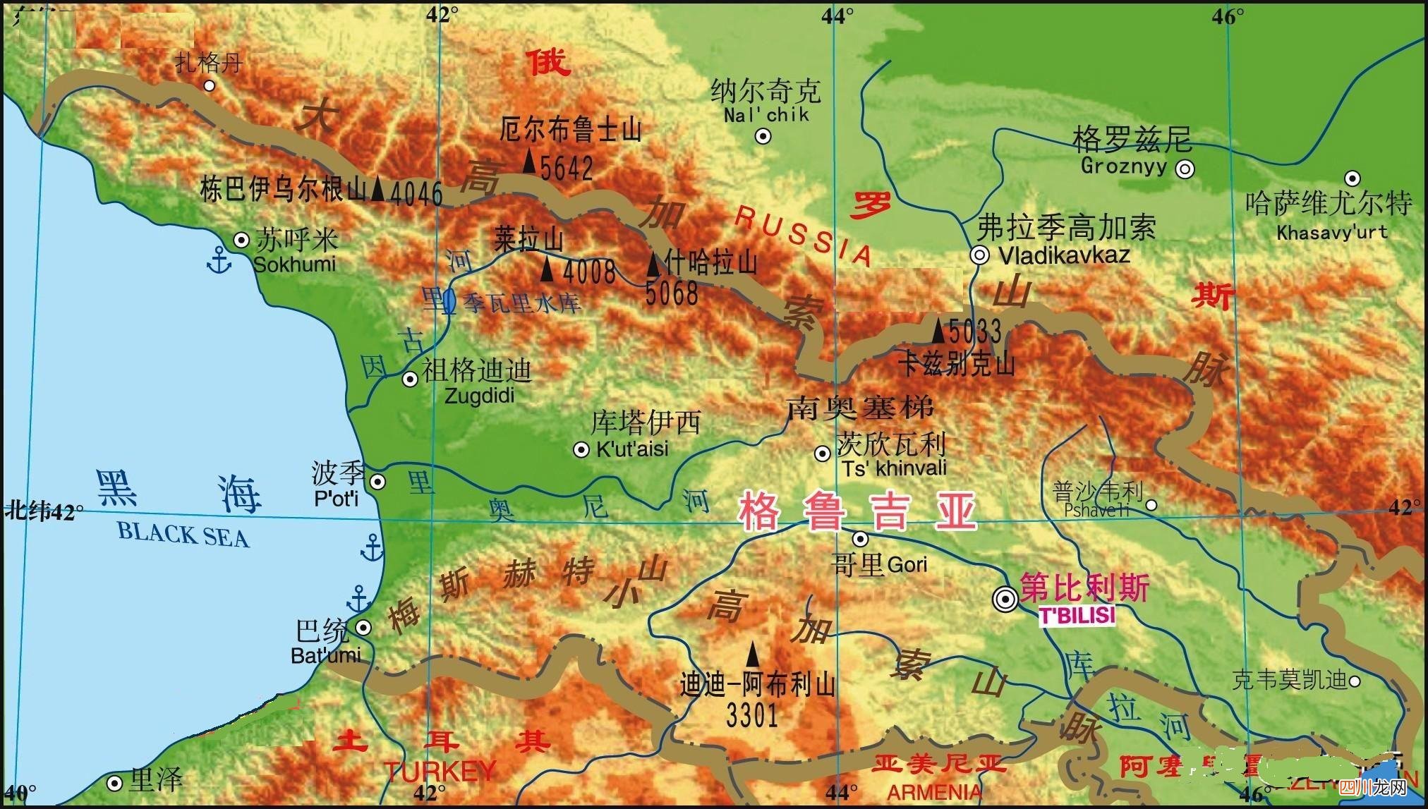 大高加索山脉的相关简介 欧洲与亚洲的分界线是什么?