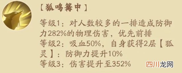 上古有灵妖九尾怎么样 九尾角色强度分析