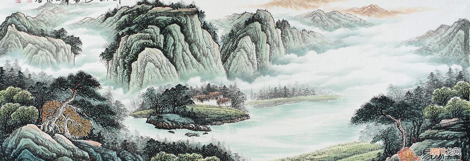 客厅沙发后挂山水画 沙发后面背景墙挂什么画风水好