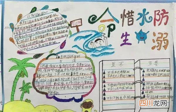 遇到儿童溺水怎么办 防溺水手抄报大全图片